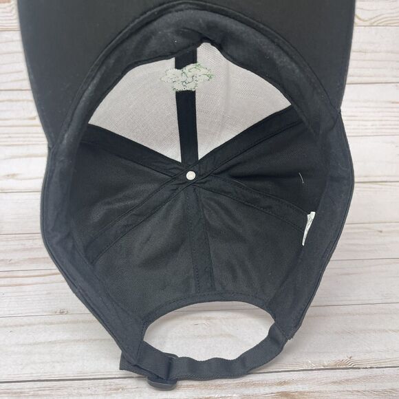 Hallmark Luck O The Irish Hat Adult One Size Adjustable Black Green Embroidered - Picture 8 of 11